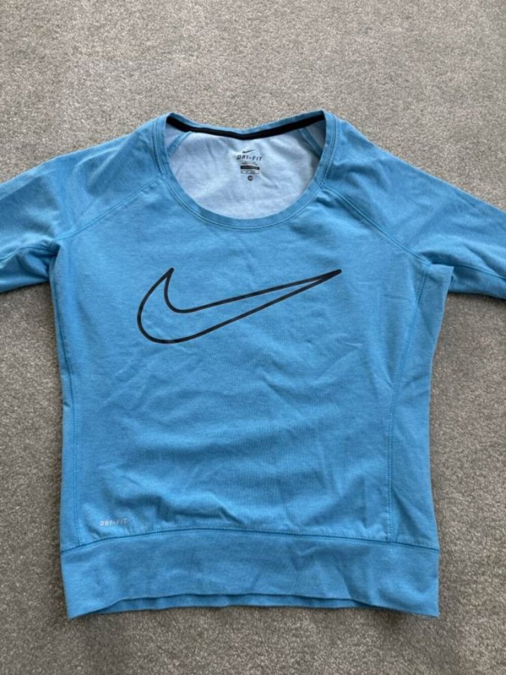 Nike Dri-Fit Blue Long Sleeve Top XS